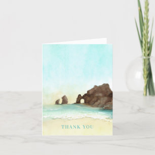 Cabo San Lucas   El Arco Thank You Card