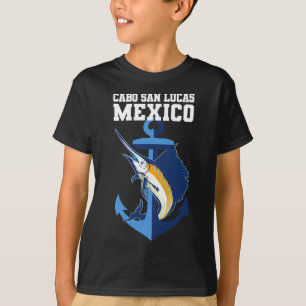 Cabo San Lucas Marlin Fishing Adventure Anchor T-Shirt