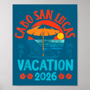 Cabo San Lucas Mexico 2026 Family Vacation Beach S Poster