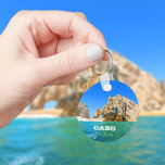 Cabo San Lucas Mexico Beach The Arch Key Ring<br><div class="desc">This design was created though digital art. It may be personalised in the area provided by changing the photo and/or text. Or it can be customised by choosing the click to customise further option and delete or change the colour the background, add text, change the text colour or style, or...</div>