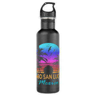 CABO SAN LUCAS MEXICO Beach Vacation Trip Vintage  710 Ml Water Bottle