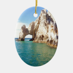 Cabo San Lucas Mexico Ceramic Tree Decoration