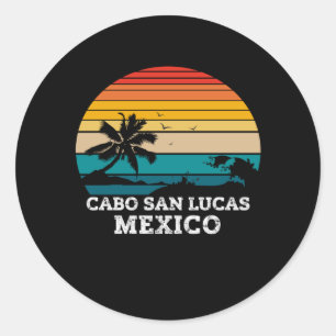 CABO SAN LUCAS MEXICO CLASSIC ROUND STICKER