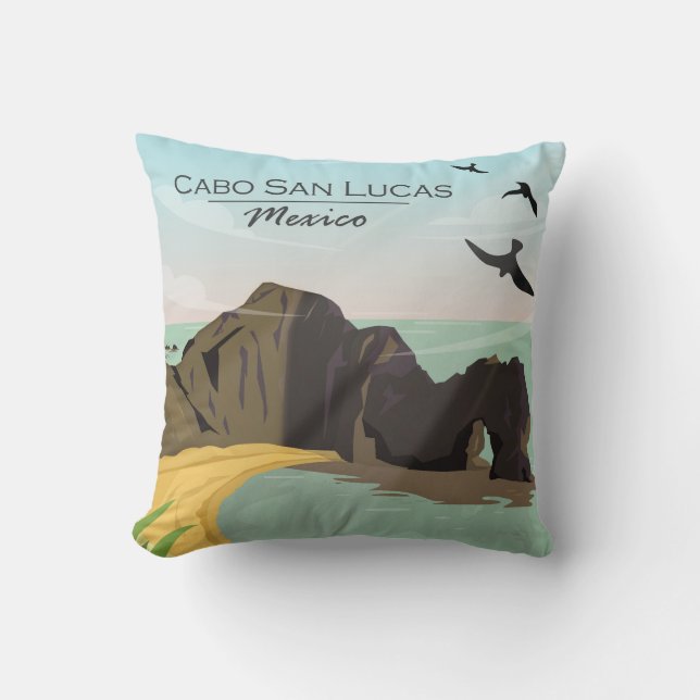 Cabo San Lucas Mexico Cushion (Front)