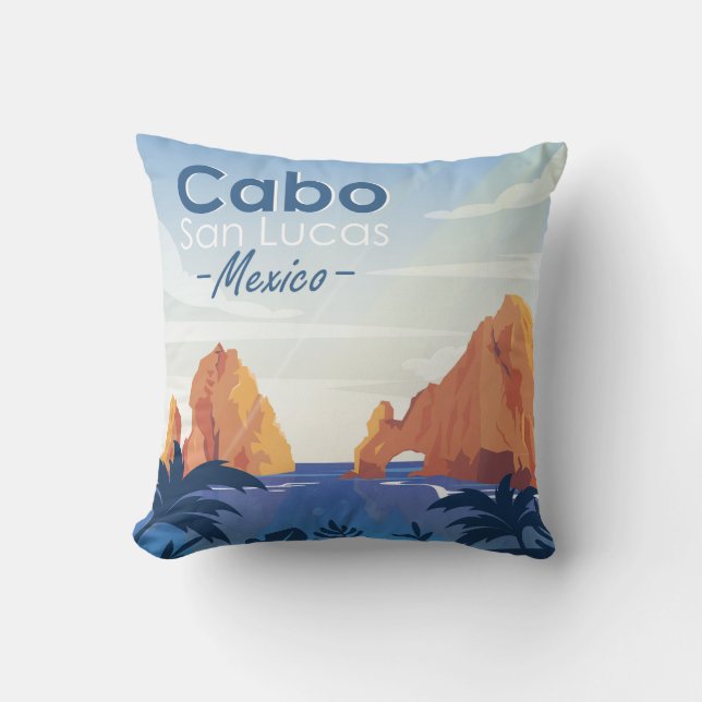 Cabo San Lucas Mexico Cushion (Front)