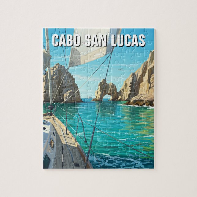 Cabo San Lucas Mexico El Arco Travel Jigsaw Puzzle (Vertical)