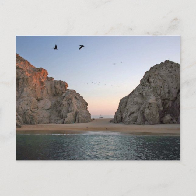 Cabo San Lucas Mexico Lover's Beach Postcard (Front)
