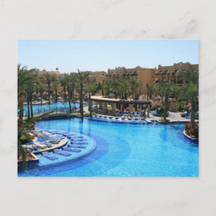 Cabo San Lucas Mexico Pool View Postcard