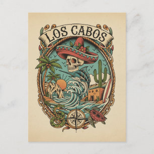 Cabo San Lucas Mexico Travel Postcard