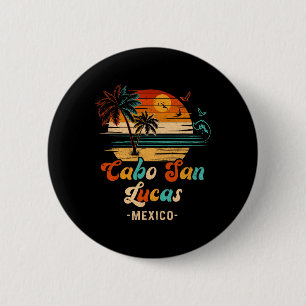 Cabo San Lucas Mexico Vacation 2025 Matching Famil 6 Cm Round Badge