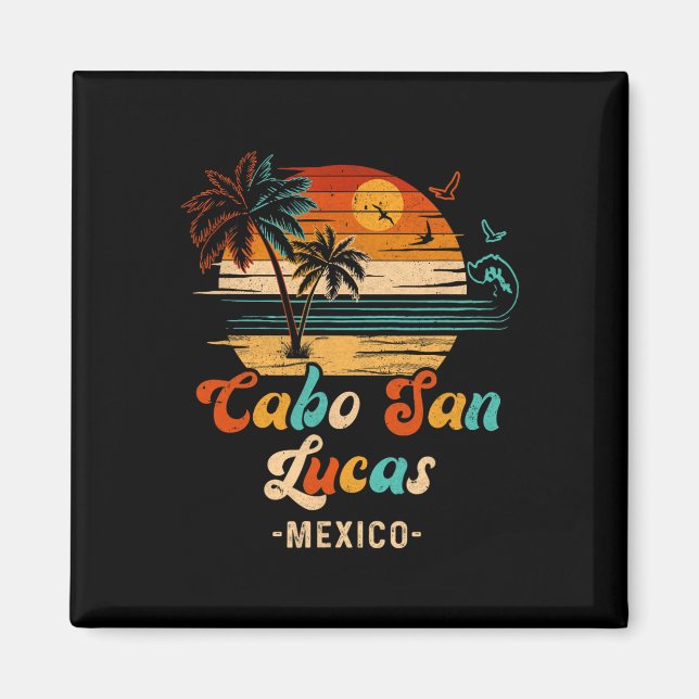 Cabo San Lucas Mexico Vacation 2025 Matching Famil Magnet (Front)