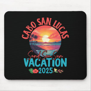Cabo San Lucas Mexico Vacation 2025 Souvenir Match Mouse Mat