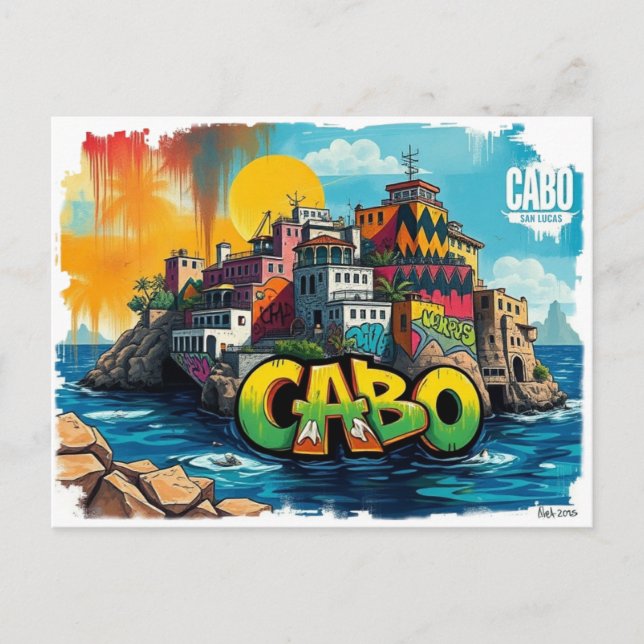 Cabo San Lucas Mexico vacation Postcard (Front)