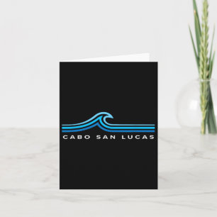 Cabo San Lucas Mexico Waves Vintage Mens Women Boy Card