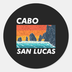 Cabo San Lucas Spring Break Mexico Baja California Classic Round Sticker