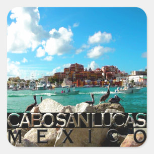 Cabo San Lucas Square Sticker