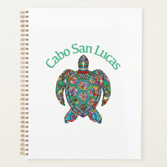 Cabo San Lucas Tribal Turtle Planner (Front)