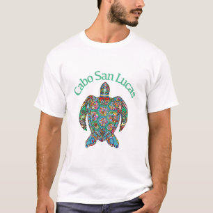 Cabo San Lucas Tribal Turtle T-Shirt