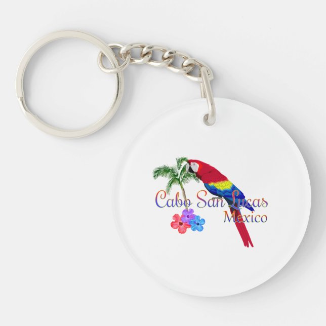 Cabo San Lucas Tropical Beach Key Ring (Front)