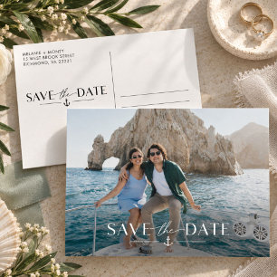 Cabo San Lucas Wedding Photo Save the Date Postcard