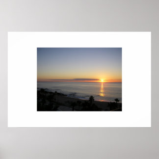 Cabo sunrise poster
