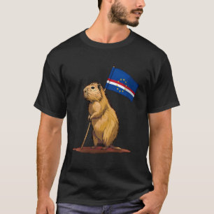 Cabo Verde Cape Verdean Roots Cape Verde Flag T-Shirt