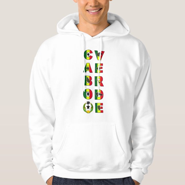 Cabo Verde Colours Hoodie (Front)