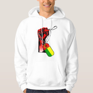 Cabo Verde Historic Flag Hand Hoodie
