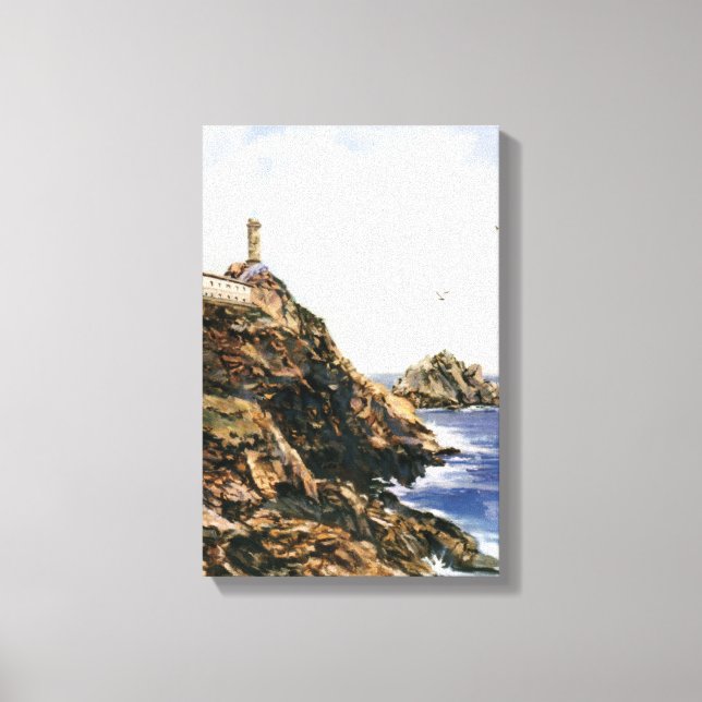 Cabo Vilano (Camariñas - Coruña) Canvas Print (Front)