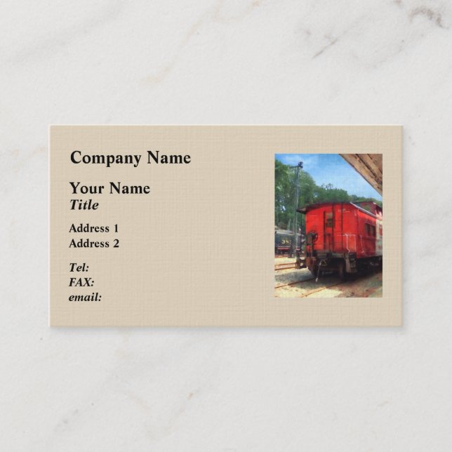 Caboose Business Card (Front)