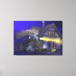 Caboose Hop at Dolores, CO Canvas Print