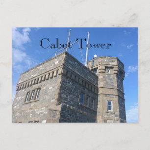 Cabot Tower Postcard