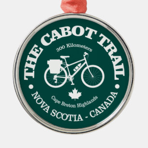 Cabot Trail (cycling) Metal Tree Decoration