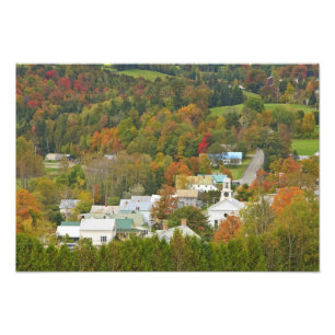 Cabot, Vermont in fall. Northeast Kingdom. Photo Print