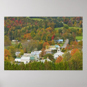 Cabot, Vermont in fall. Northeast Kingdom. Poster