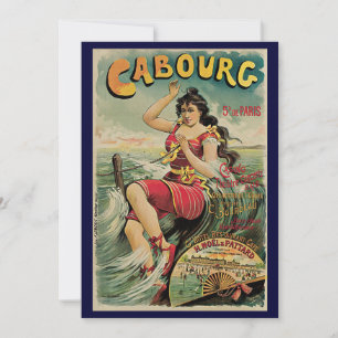 Cabourg, France Beach Resort, Vintage Travel Art