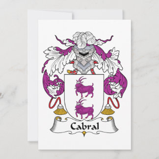 Cabral Family Crest