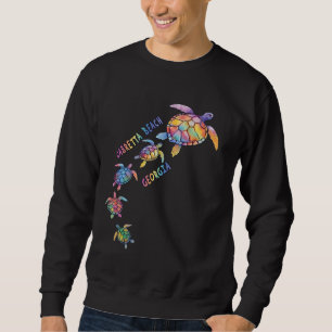 Cabretta Beach Georgia Sea Turtle Lover Beach CB Sweatshirt