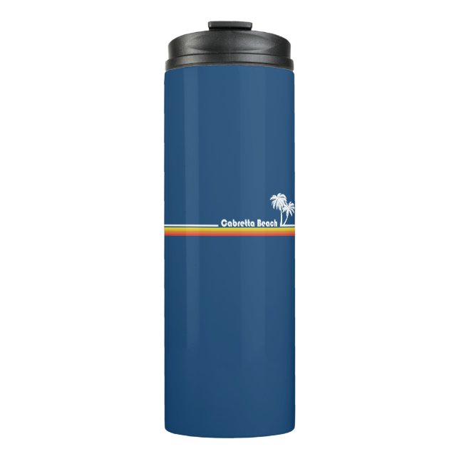 Cabretta Beach Sapelo Island Georgia Thermal Tumbler (Front)