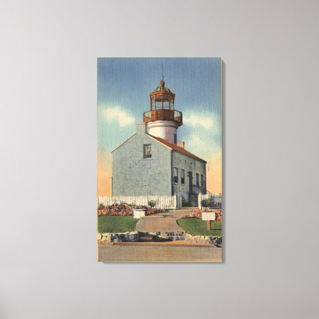 Cabrillo Nat'l Monument, Point Loma Lighthouse Canvas Print (Front)