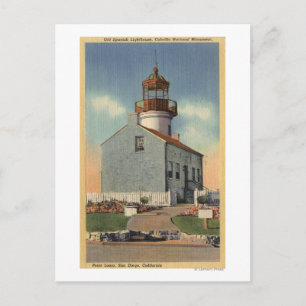 Cabrillo Nat'l Monument, Point Loma Lighthouse Postcard
