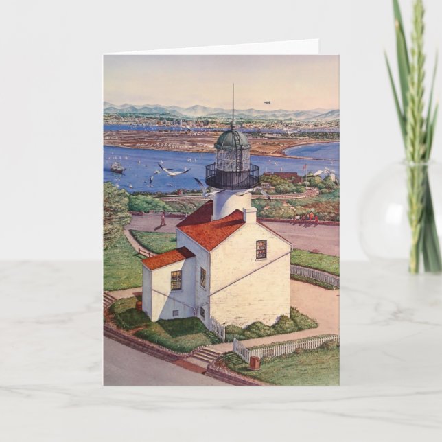 CABRILLO OLD PT. LOMA LIGHTHOUSE CARD (Front)