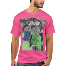 CAB's Angel Ninjas Graffik  Tee Wow Pink