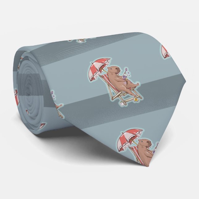 CABYBARA HOLIDAY TIE (Rolled)
