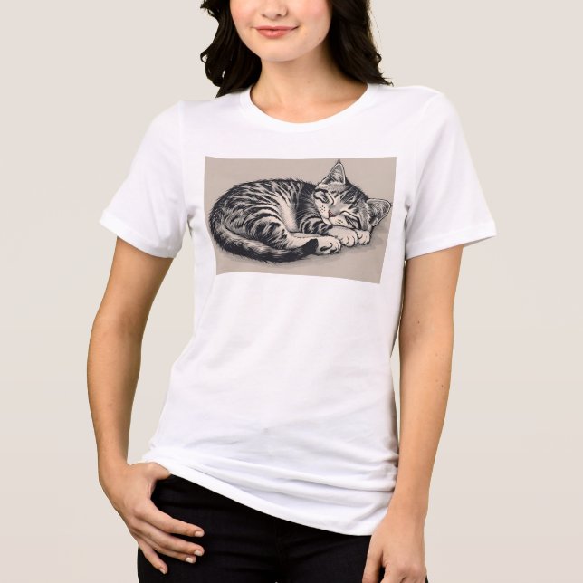 cacacackkk Tri-Blend shirt (Front)