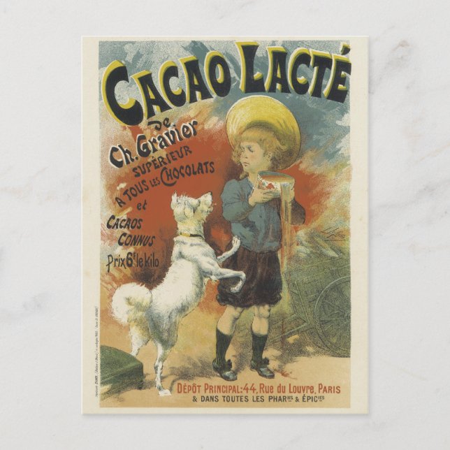 Cacao Lacte Postcard (Front)