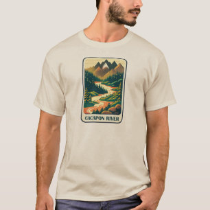 Cacapon River West Virginia Colours T-Shirt