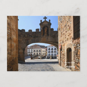 Caceres Arch, Spain Postcard
