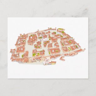 Caceres Spain. Mediaeval city Postcard