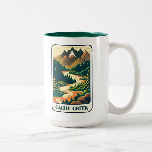 Cache Creek California Colours Two-Tone Coffee Mug (Right)